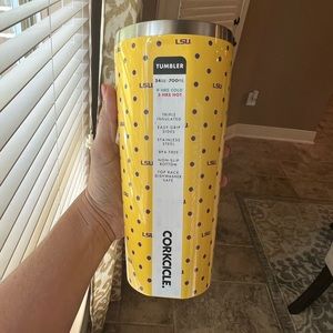 LSU Tigers Corkcicle Tumbler 24oz